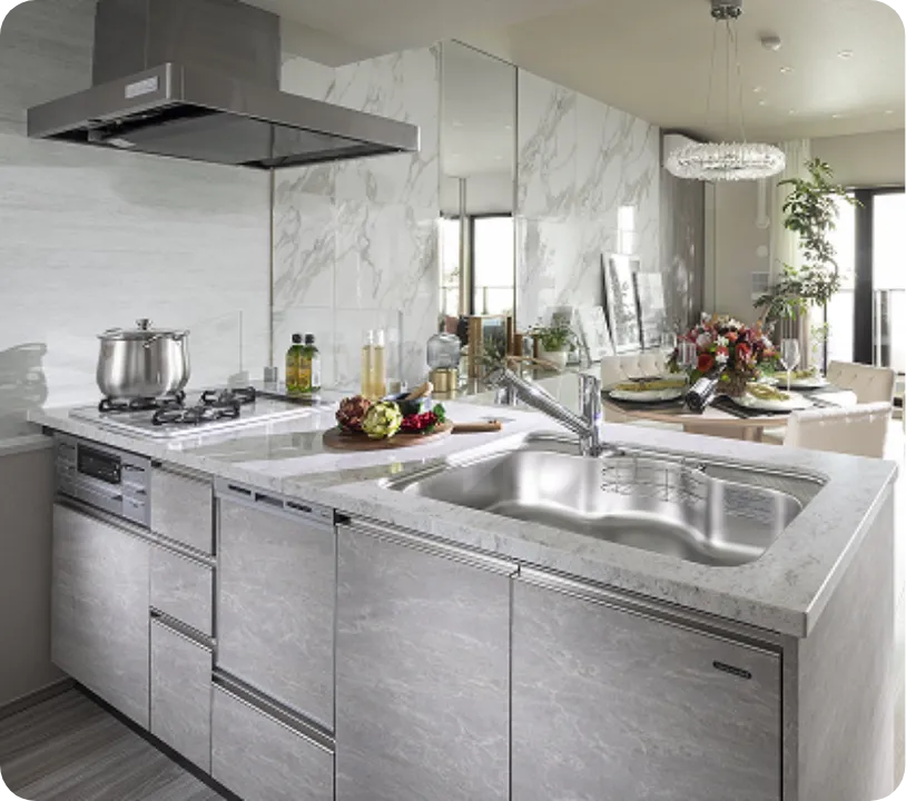 暮らしを支える水回りと収納力