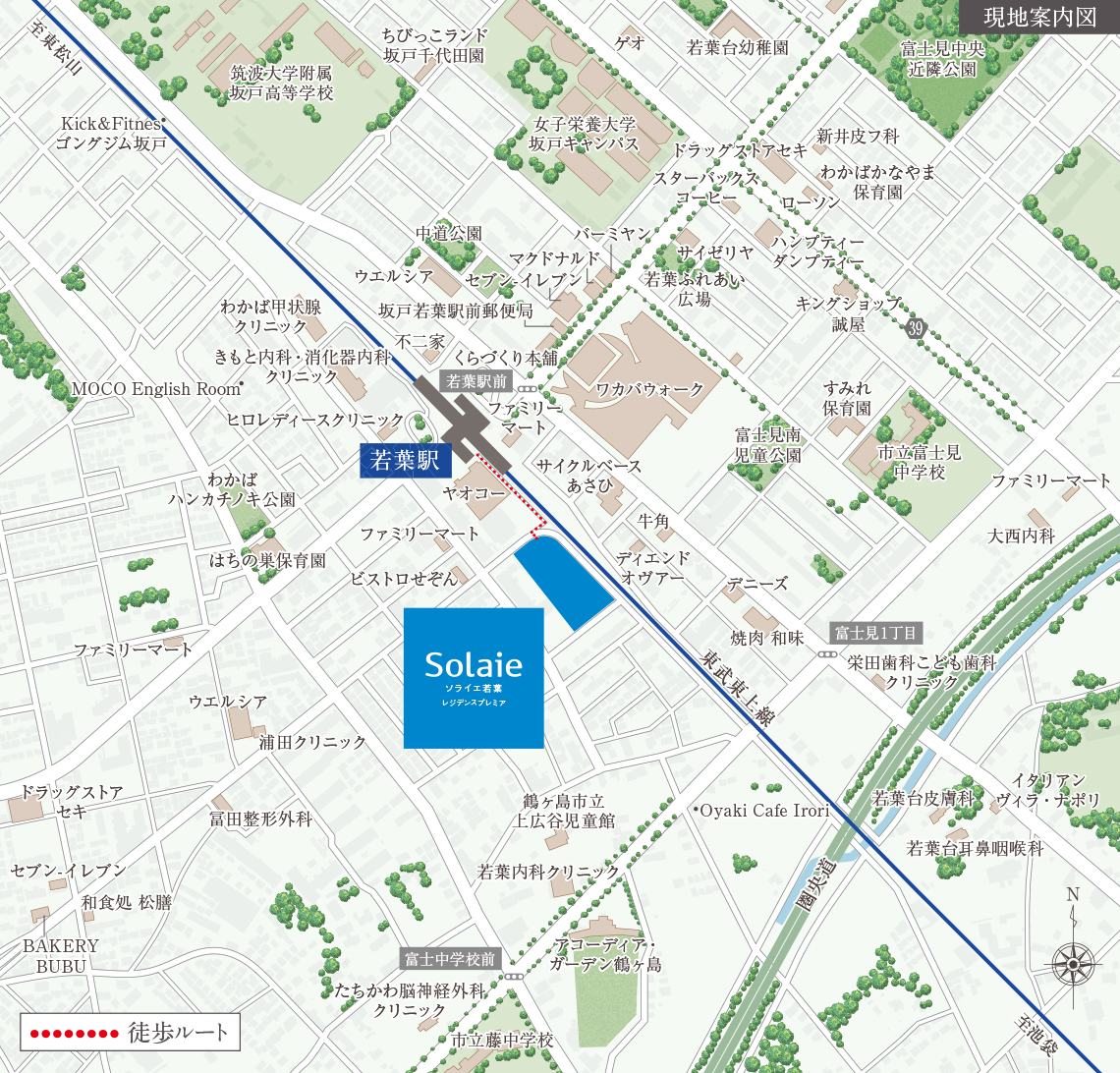 広域の案内地図