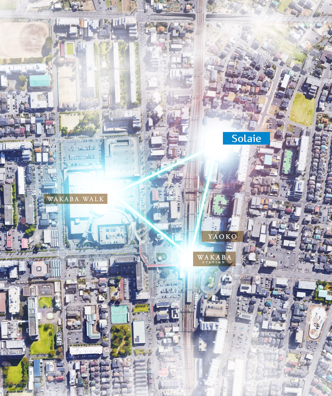 現地周辺の航空写真